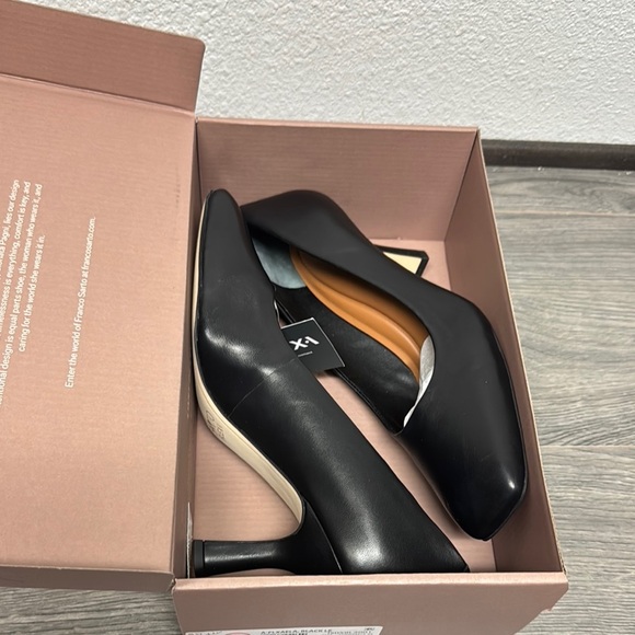 Franco Sarto Flexa Aela Pump In Black Leather - Picture 2 of 9
